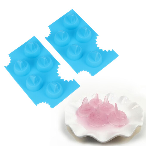 Silikon Hai- Eiswürfelform Kreative Küchenaccessoires 1