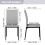 4 PCS PU Dining Chairs with Ergonomic High Back 3