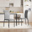 4 PCS PU Dining Chairs with Ergonomic High Back 7