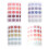 4 Pcs Cute Stickers Aesthetic Classmates 5