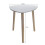 Gr8 Home Set Of 2 White Triangle Nesting Side Tables 2