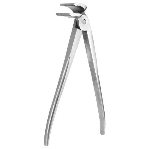 Pince À Plat Cuir Argentée Acier Forgé Résistant Usage Professionnel 1