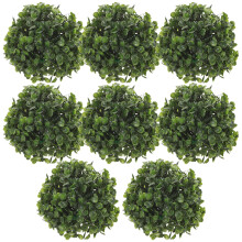16 künstliche gras kugel anhänger grün blätter