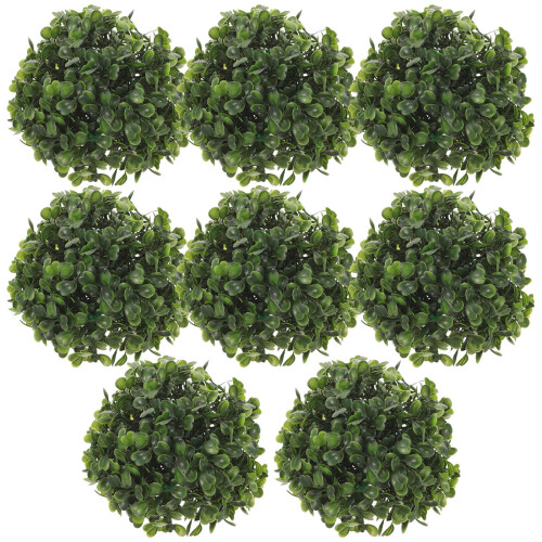 16 künstliche gras kugel anhänger grün blätter