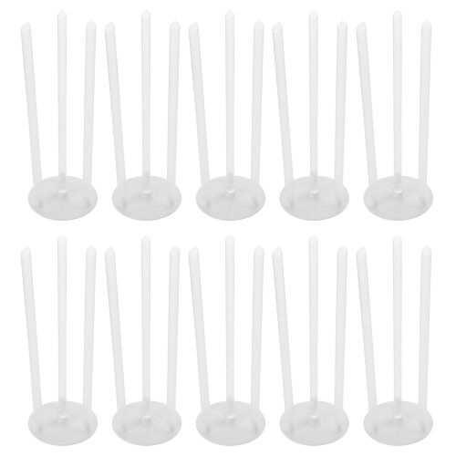 10 Sets Multi-Laags Cake Ondersteuningsframe Voor Cake Tiers