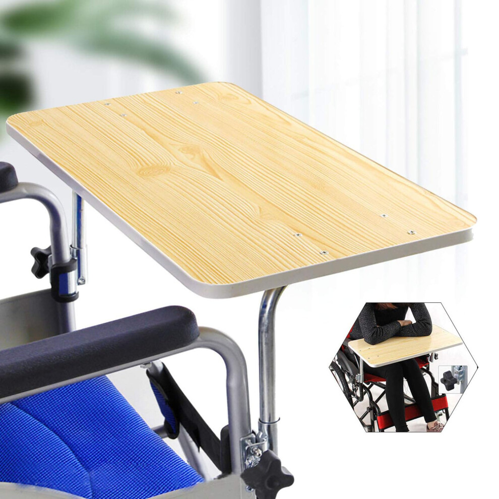 Wheelchair Tray Table Detachable Wooden Tray Dining Table Board For Patients Writing Reading Eating