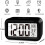 LED Bedside Digital Alarm Clock Snooze Temperature 3