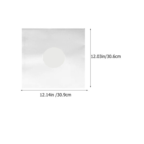 6 Transparente Cd Hülle Vinylbeutel Displayhülle 2