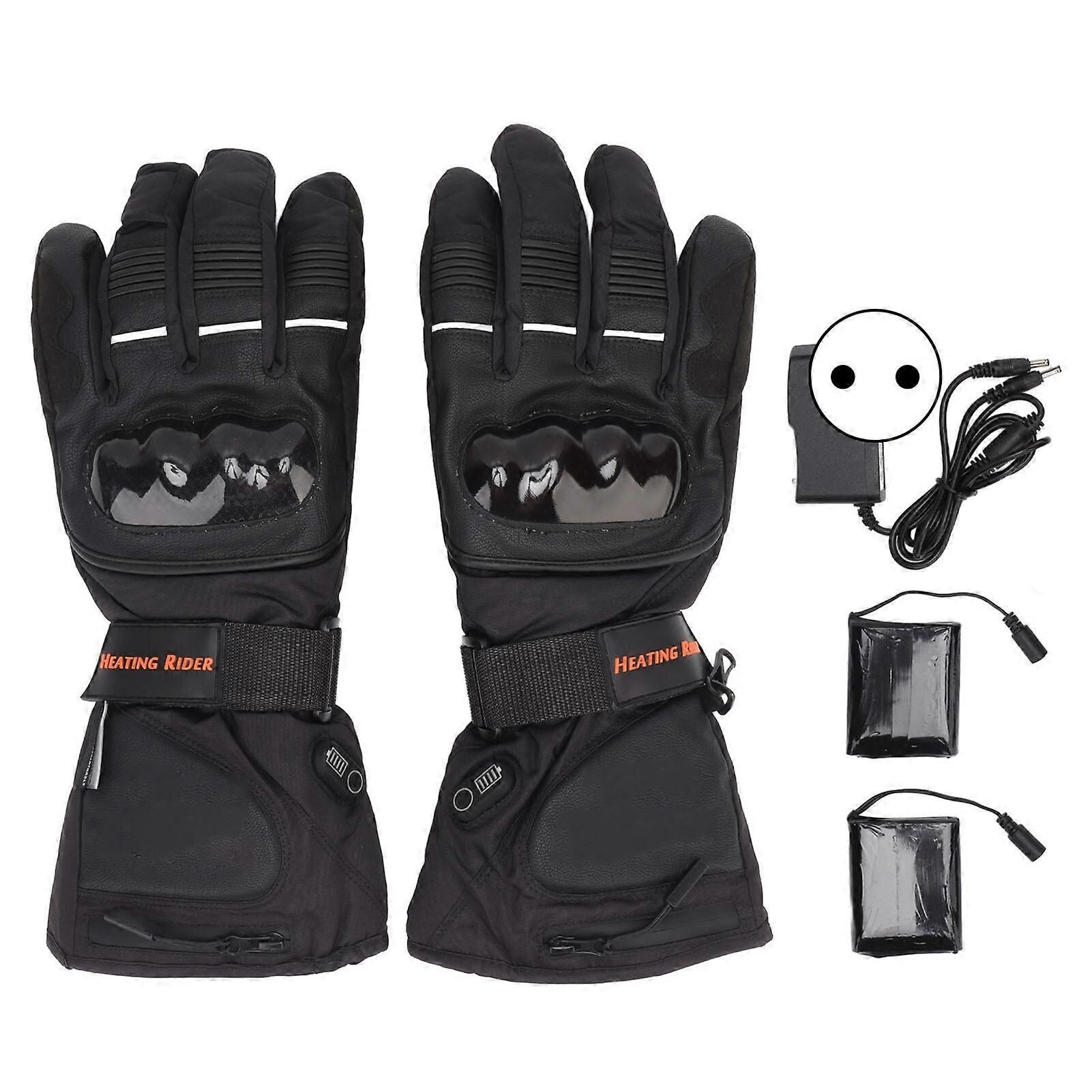 Gants Chauffants USB Rechargeables - Pour Ski, Randonnée, Vélo, Déneigement - Compatibles écrans Tactiles - Poignet élastique - Câble Inclus