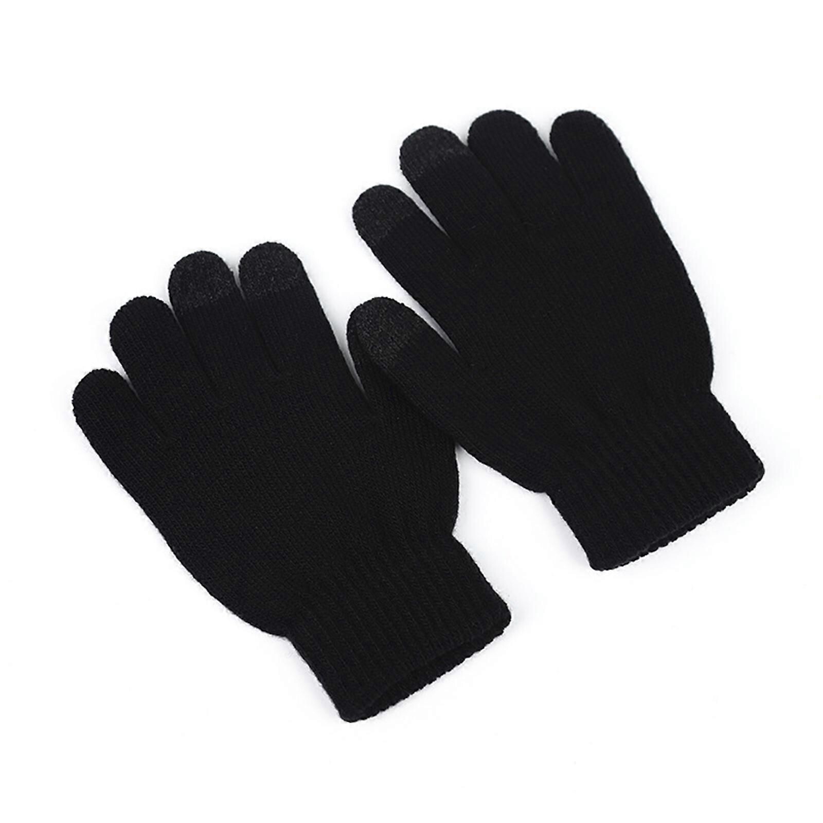 Gants Hiver Enfants Moufles Chaudes Sherpa Motif Ourson - Garçons Et Filles Bébé Tout-Petit