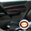 Car Dekorativer Trim Rot PVC 1 6