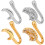 Mlins 4 Falsche Nasenringe 1,1x1 Cm 9