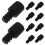 Raindrops 10 Toilettenbürstenzubehör Indoor Ergonomisch Schwarz 8