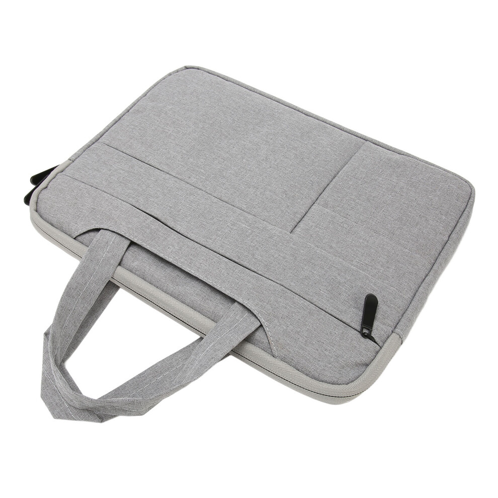 Waterproof Oxford Laptop Case 13 Inch Double Zipper Portable Sleeve Light/Gray 9411353588885