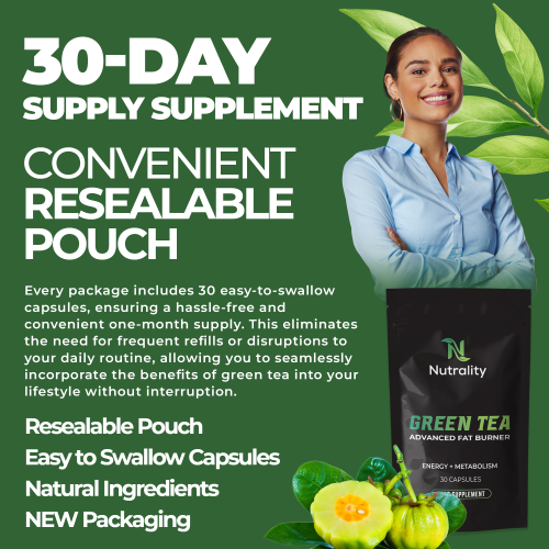 Nutrality Green Tea Advanced Fat Burner Supplement 1