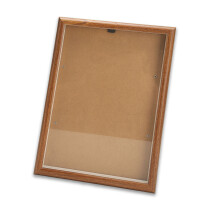 Hochtransparenter brauner Bilderrahmen 32,1x23,4x3 cm mit Halterung