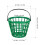 Basket Golfball Container Mit Halter Enthält Up 2