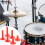 12 Teile Drum Becken Komponente Schlagzeug Set Kunststoff 7