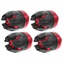Vordergabel Schutzschienen Rot Aluminium 4