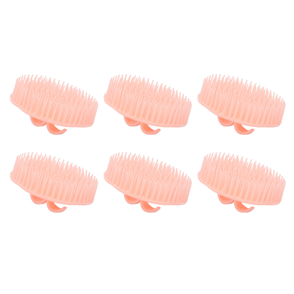 10pcs Resin Scalp Massager Shampoo Brush Wet Dry Hair Care Dandruff Remover