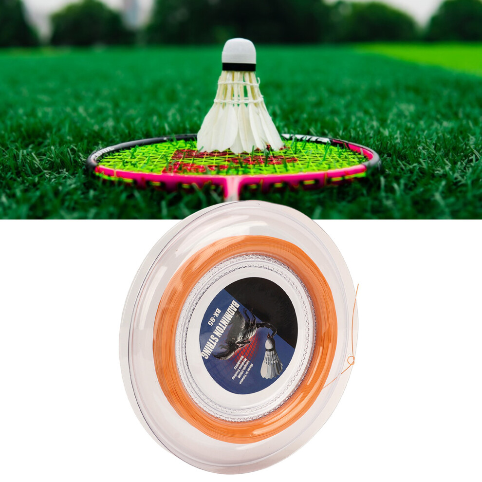 200m Orange Badminton String in Resin Fibre for Superior Performance-image-OPC-PKZWSNY-NEW
