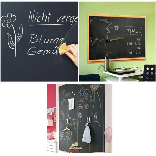1Stk Blackboard Aufkleber Wandtattoo Schwarz 1