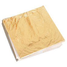 Mlins 100 Raumdekoration Gold Regaldeko Goldfolie 14x14 Cm