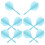 Form Dartflights 10Stk Mit Pp Material Zum Verschenken 11
