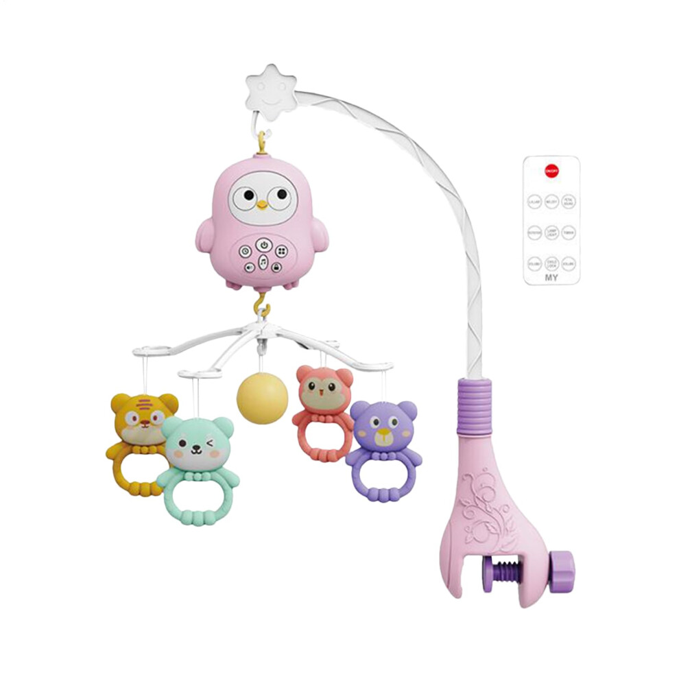 Mobile For Baby Cradle Removable Mobile For Cradle And Bassinet Rattle Bell For Extra Bed Pink