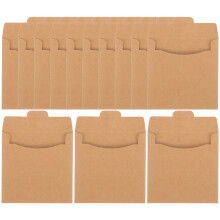 50 DVD Papiertaschen CD Hüllen Verpackung Hellbraun