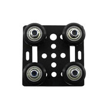 3D Printer Aluminium 2020 V-Slot Plate Slide For V-Slot Profiles Five Roulette Compatible With 2020 V-Slot System