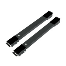 Refrigerator Wheels Pedestal Roller Metal Base Universal Fit For Washer And Dryer - Easy Assembly, Vibration Lock Buckle