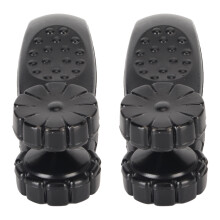 Small 2Pcs Tiger Mouth Clips for Pain Relief Stress Relief Plastic Black