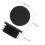 20 Gewinde-Stopfen 3,80x3,80x1,80 cm Schwarz 2