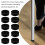 20 Gewinde-Stopfen 3,80x3,80x1,80 cm Schwarz 9