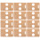 Raindrops 50 Stk Getränkehalter Für Teebars 38,00x24,00x0,20 Cm 6