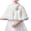 Shawl Cape Plüschshawl Winter Warm Für Weiß 9