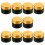 10Pcs Compact Green Glass Lotion Holders Refillable Cosmetics Storage 1