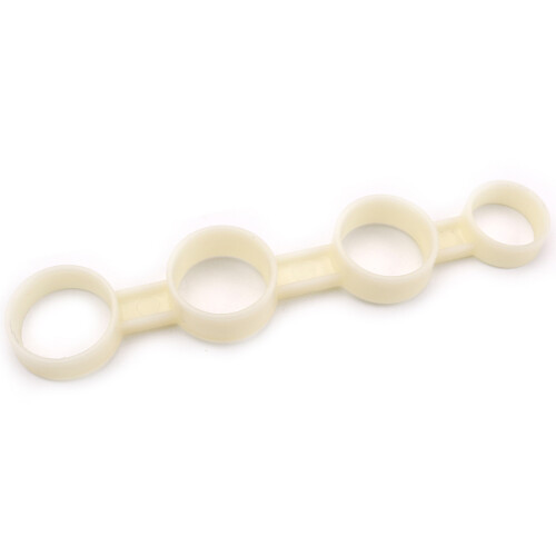 Musical Anfänger Ukulele Fingerdehner 13,9x2 Cm Weiß