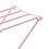 Light Pink Countertop Dishcloth Drying Rack 4 Arms Folding Plastic 7