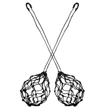 2Stk Fußball Netz Beutel Schwarz Für Indoor Outdoor Trainingszwecke
