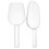 2 Ice Home Scoop Löffel Weiß Kunststoff 3