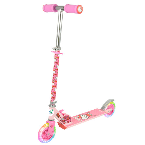 Hello Kitty Hello Kitty Folding Inline Scooter with Light Up Wheels