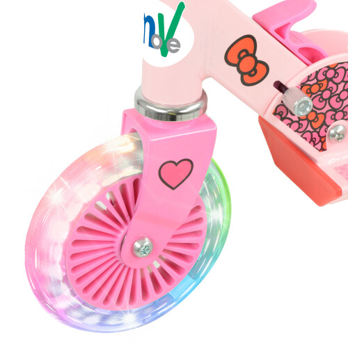 Hello Kitty Hello Kitty Folding Inline Scooter with Light Up Wheels 1