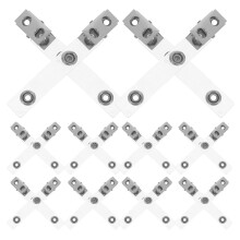 Pvc Metall Schilderclips Für Einfache Id-Karten Identifikation