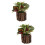 2Stk Künstliche Bonsai Topfpflanze Desktop 9