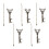 15 Sets Bronze Flaschenöffner Mit Kette 1