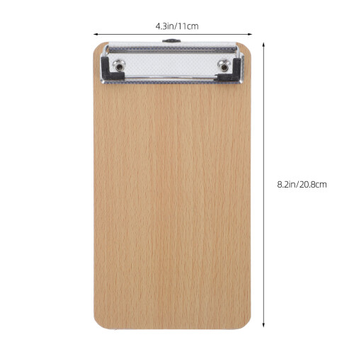Storage Clipboards Holz Menükarten Schlichtes Design 6 1