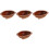 4St Flexibler Silikon Schokoladenform Ofensicher 5