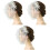3Teile -Schleier Handgemachter Garn Haar-Accessoire 3